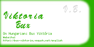 viktoria bux business card